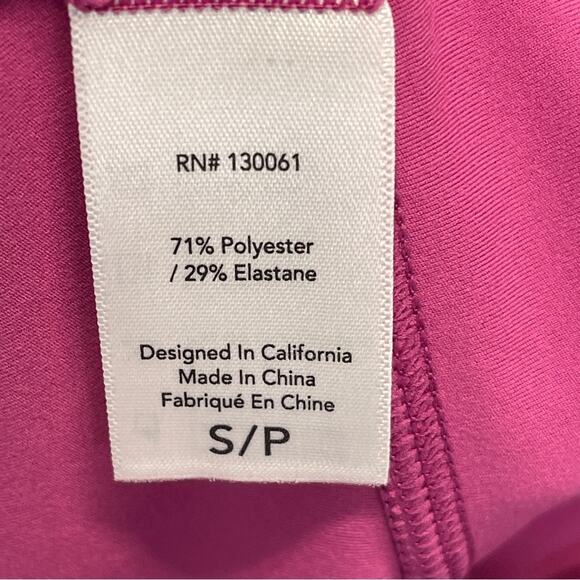 L*Space Active Shorts Side Tie Channing Short Bae Berry - Picture 7 of 9